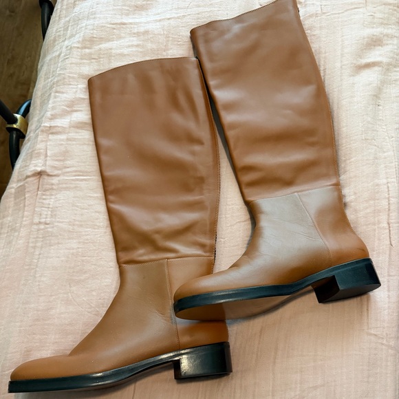 Frame Denim Shoes - Frame Denim Tan Leather Le Ramsey Boot
